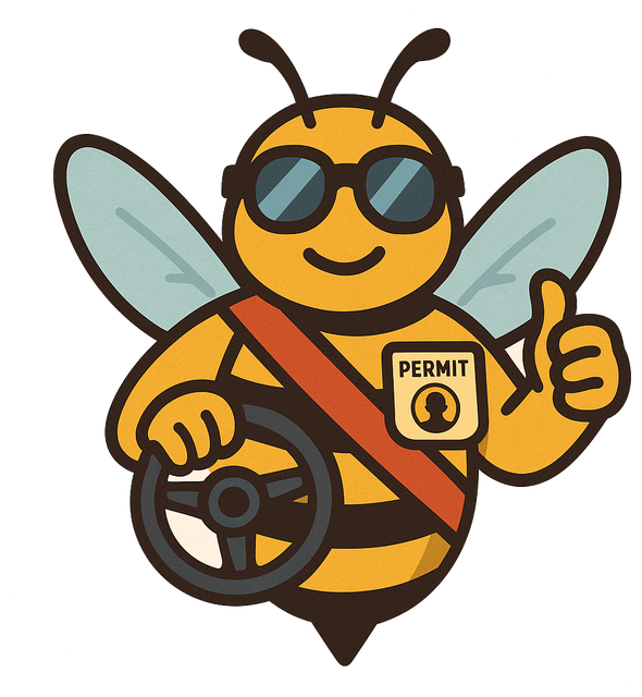 The H.I.V.E permit-ready bee mascot